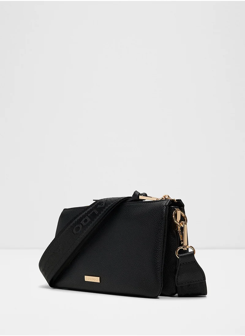 الدو Logo Detailed Zip Through Crossbody