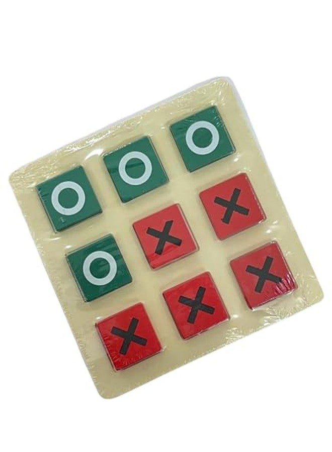 Bhavya Optic Parent-Child Interaction Wooden Board Game XO Tic Tac Toe Developing Brain Intelligent Educational Toys (Multi) - Image 2