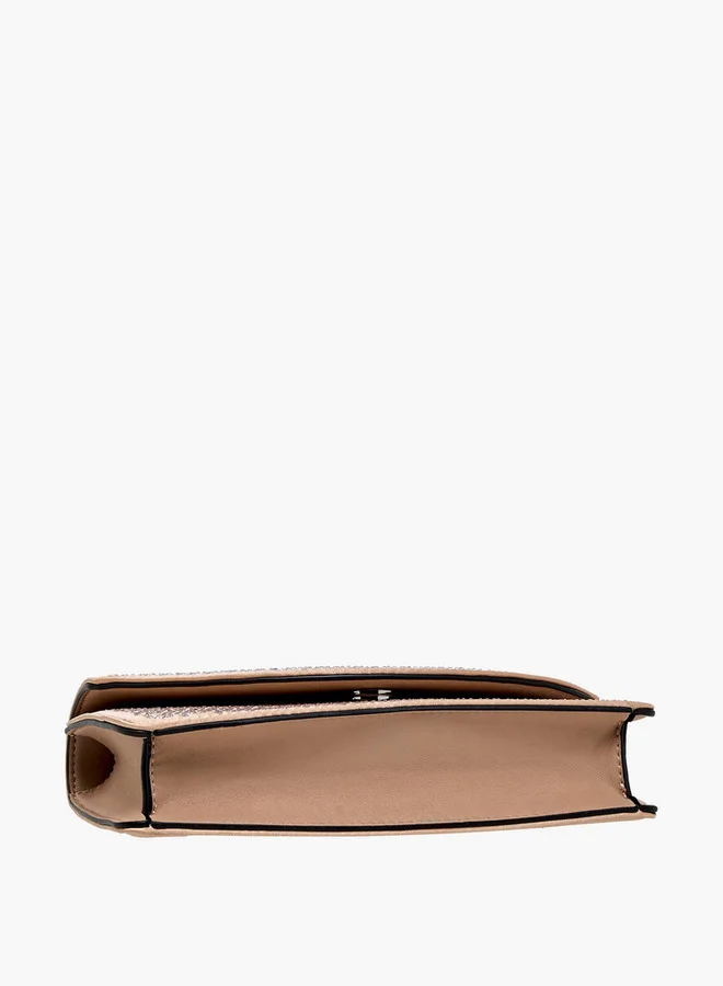 Celeste Embellished Crossbody Bag with Chain Strap