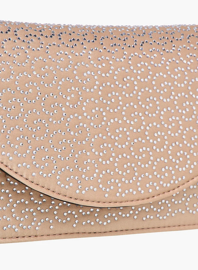 Celeste Embellished Crossbody Bag with Chain Strap