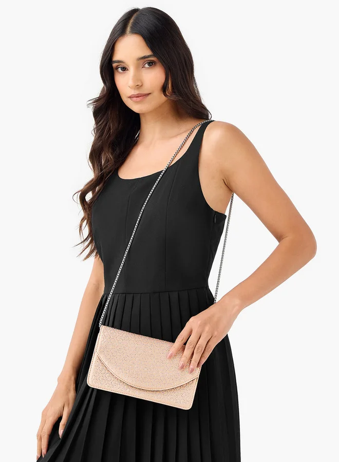 Celeste Embellished Crossbody Bag with Chain Strap