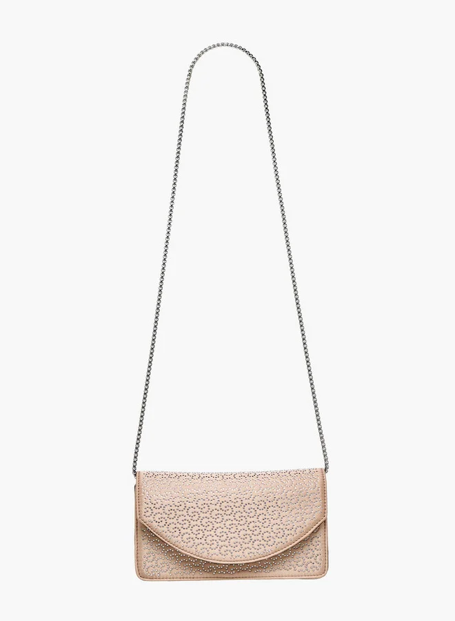 Celeste Embellished Crossbody Bag with Chain Strap