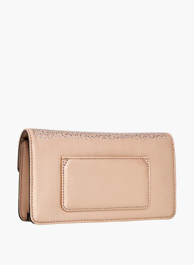 Celeste Embellished Crossbody Bag with Chain Strap