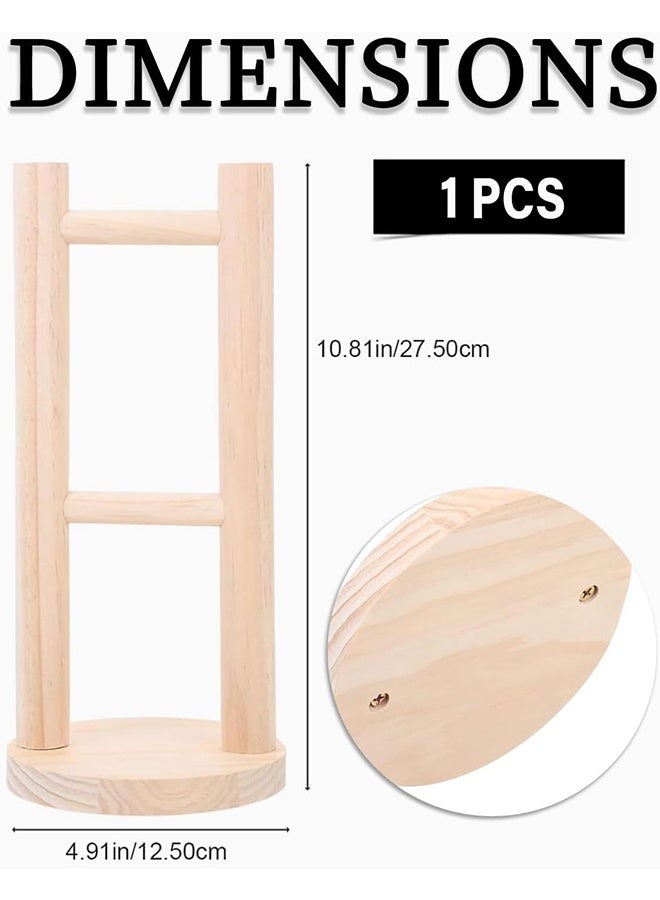 Headphone Stand Pine Headphone Stand Gaming Headset Stand with Solid Base Suitable for All Size Headphones Wood Color - Image 2