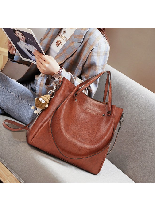Josiny Women's High-end Tote Bag, Large Capacity Shoulder Bag, Crossbody Bag, Handbag For Women - Image 5