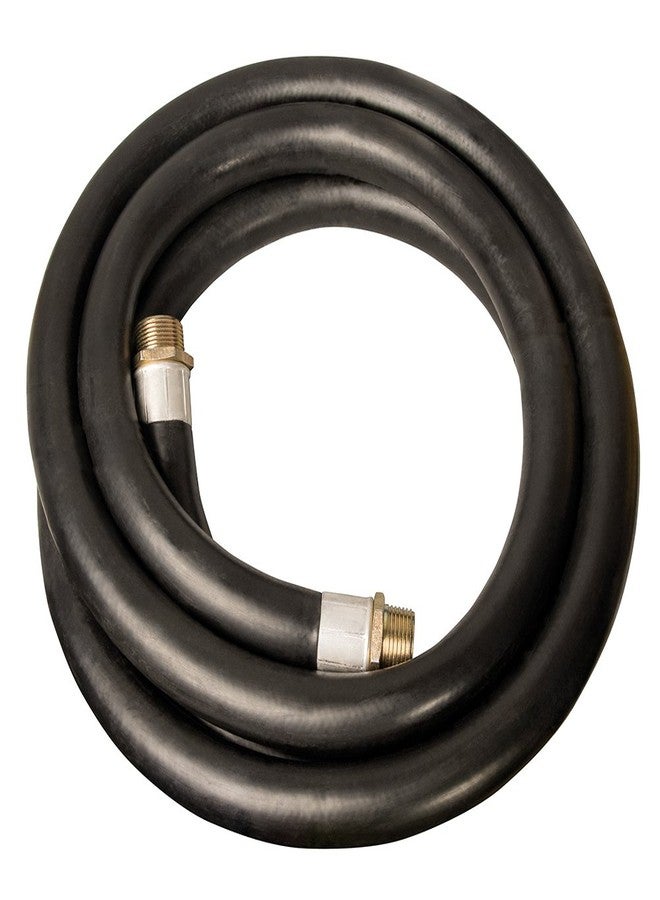 Apache 98108490 1" x 15' Farm Fuel Transfer Hose Male x Male Assembly with Static Wire