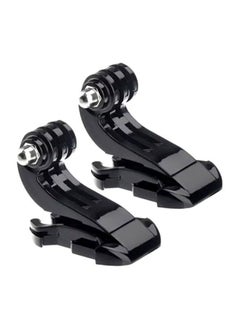 Ozone 2-Piece J-Hook Buckle Vertical Surface Mount For GoPro Black 