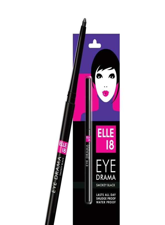 Elle 18 Elle18 Eyedrama Kajal Smokey Black - Image 1