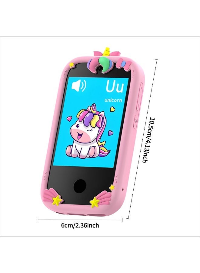 Closeli 2026 New Kids Smart Phone Toys, Multifunction Toy Phone for Boys Girls, Educational Toy,2.8 Inch Touchscreen, 1080P Dual Camera, 18 Educational Games, Music Player, Video Recorder, with Protective Case, Toys Gift for Kids,Birthday Gift(32GB) - Image 4