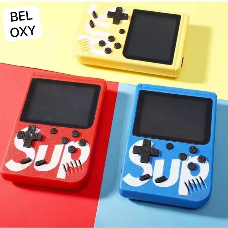 BELOXY Video Game for Kids Handheld 400 in 1 Games for Kids - Game Box with TV Output & with Gaming Console - Rechargeable Video Game for Kids (Style 1), Multicolor - Image 5
