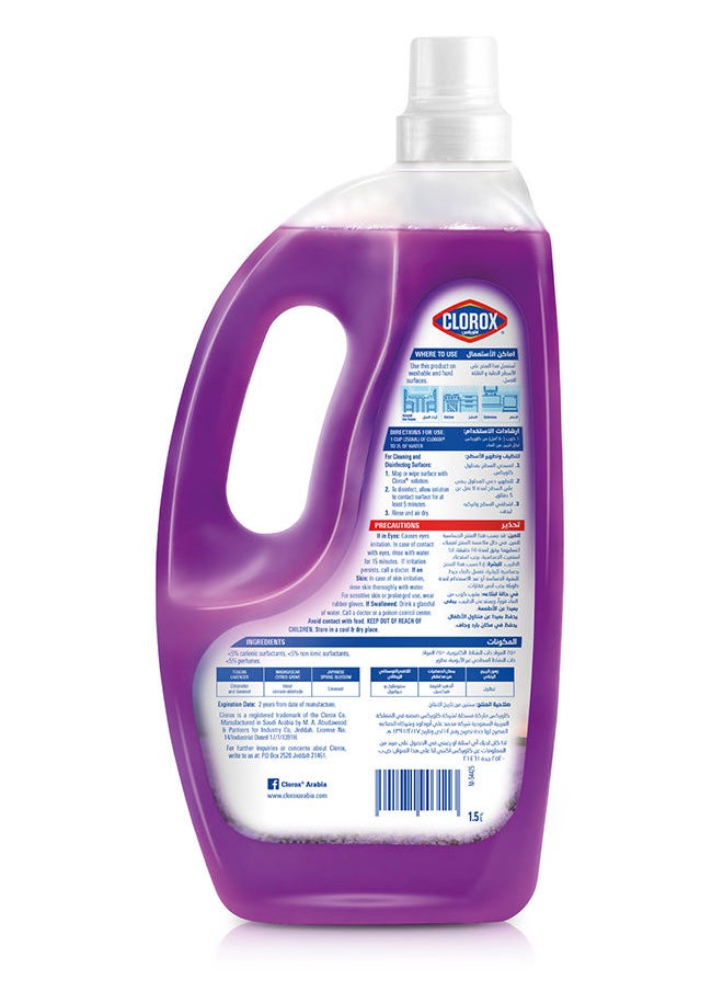 Clorox - Multi-Purpose Disinfecting Floor Cleaner Tuscan Lavender Scent - Image 1