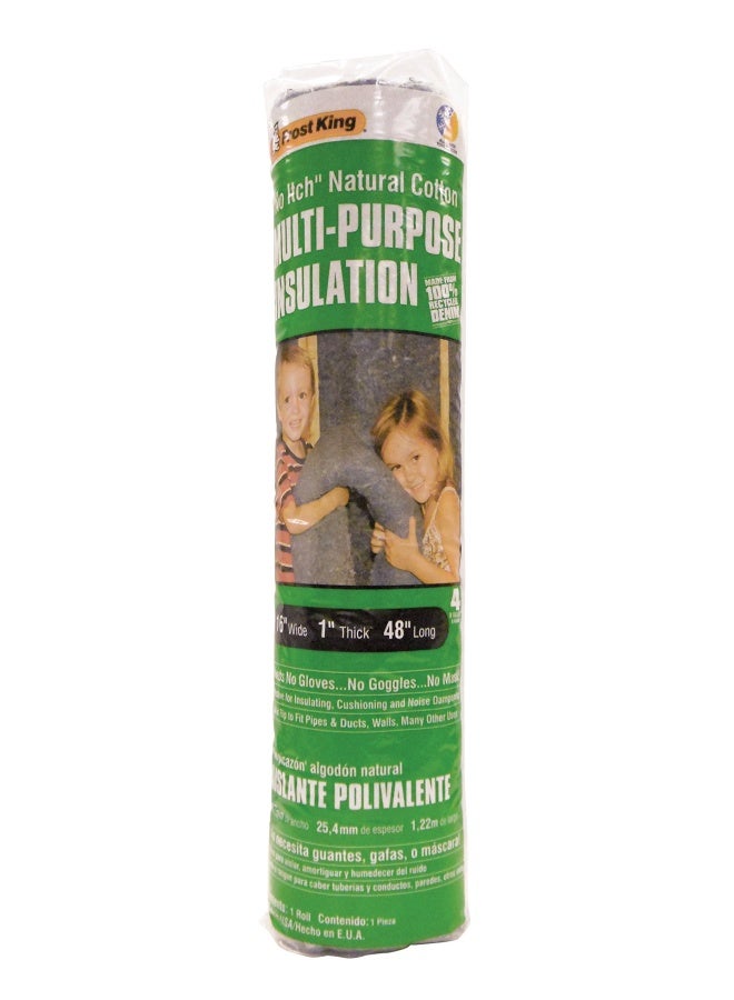 Frost King CF1 No Itch Natural Cotton MultiPurpose Insulation 16 x 1 x 48Inch - Image 3