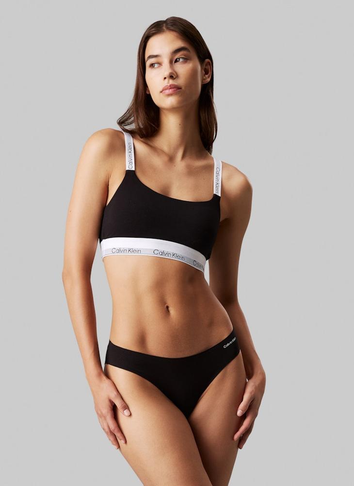 CALVIN KLEIN Logo Lined Bralette  - Image 1