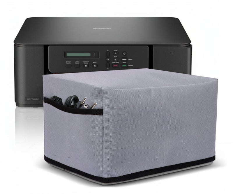 Crasome Dust & Water Proof Printer Cover for Brother Ink Tank DCP-T535DW / DCP-T530DW / DCP-T436W / DCP-T430W (Grey) - Image 1