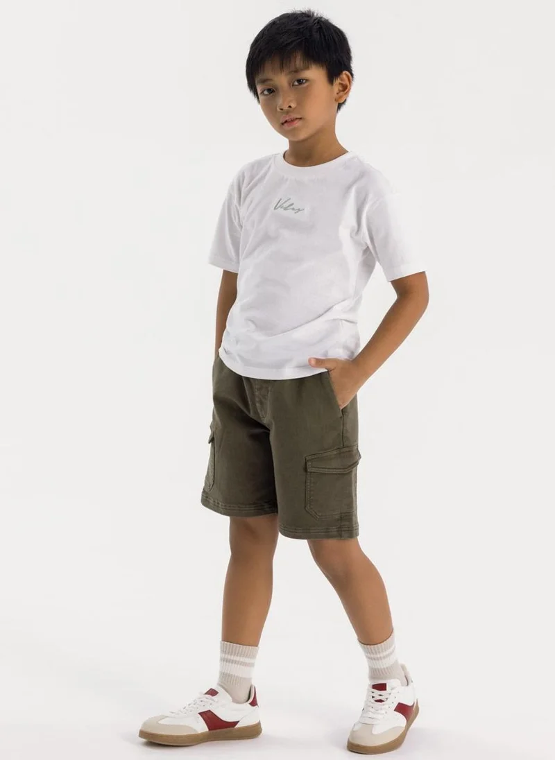 مينوتي Teen Boys Knitted Cargo Shorts