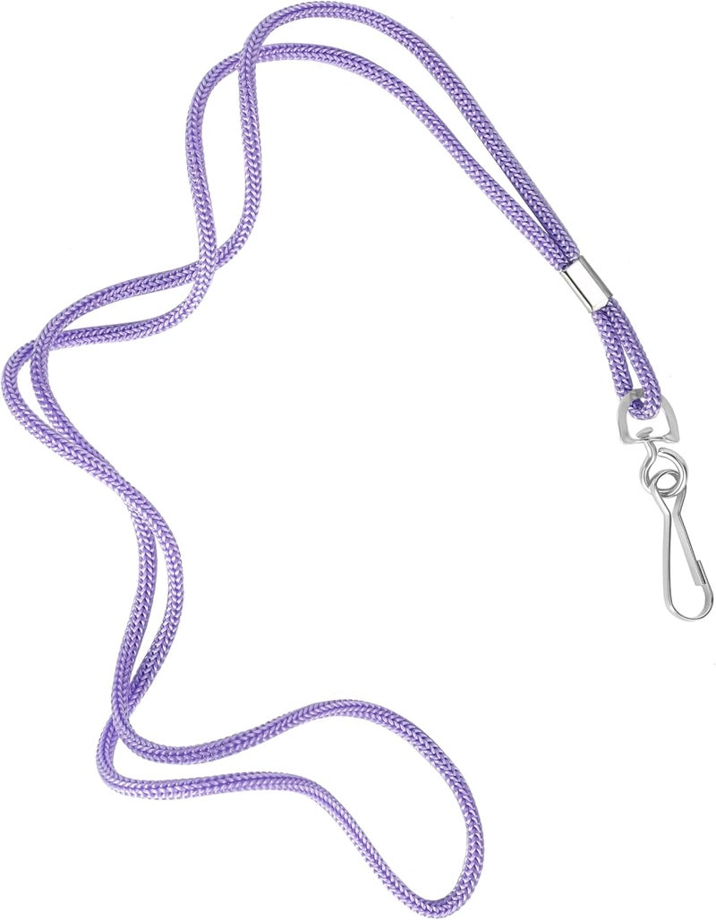 COTODO ID Purple Lanyards Safety Badge Lanyard 36" with Swivel Hook 100 Pack - Image 1