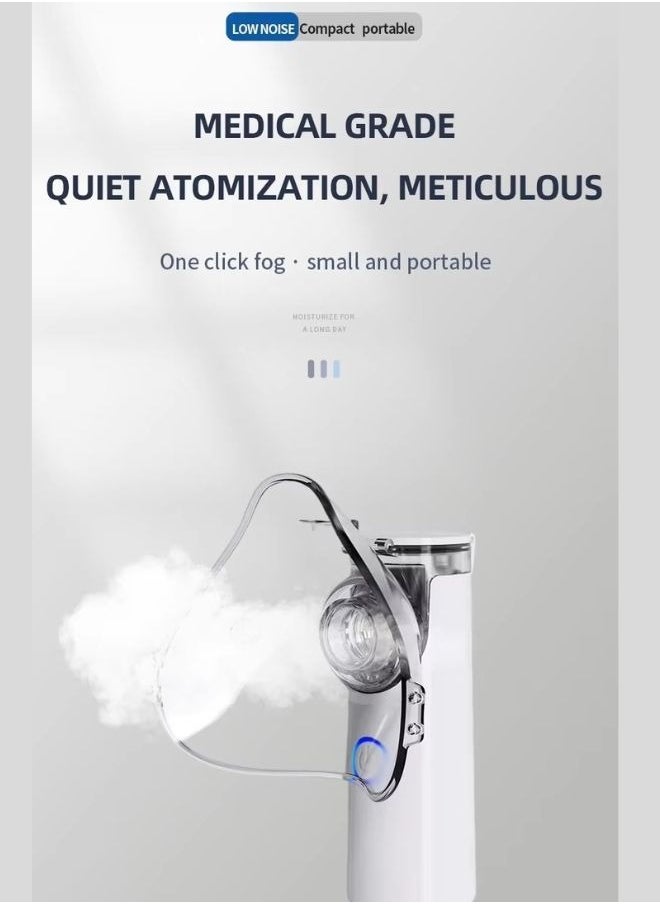 Generic - Portable steam inhalation device, children's steam machine, home-use medical inhalation device, compact and easy-to-use portable steam machine for kids and adults, inhalation device for respiratory care, battery-operated steam machine for asthma and respiratory conditions, large steam machine ideal for home care and hospitals, portable steam machine for children, small handheld steam machine for respiratory therapy, powerful steam cleaning machine for surface cleaning and disinfection, small inhalation steam device, portable and effective steam machine for children's asthma treatment, high-performance steam machine for inhalation and breathing, rechargeable portable steam machine for kids and adults. - Image 1