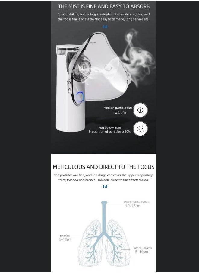 Generic - Portable steam inhalation device, children's steam machine, home-use medical inhalation device, compact and easy-to-use portable steam machine for kids and adults, inhalation device for respiratory care, battery-operated steam machine for asthma and respiratory conditions, large steam machine ideal for home care and hospitals, portable steam machine for children, small handheld steam machine for respiratory therapy, powerful steam cleaning machine for surface cleaning and disinfection, small inhalation steam device, portable and effective steam machine for children's asthma treatment, high-performance steam machine for inhalation and breathing, rechargeable portable steam machine for kids and adults. - Image 1