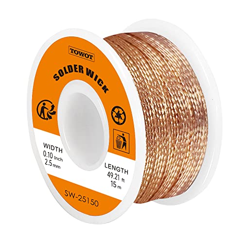 TOWOT Solder Wick, Desoldering Braid, Flux Wick, and Desoldering Wicks - Efficient and Professional Solder Removal SolutionSolution - Image 1