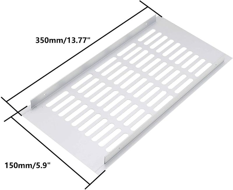 Aluminum Alloy Mesh Air Vent Cover 150x350mm For Shoe Cabinet Wardrobe Floor Exhaust - Image 3