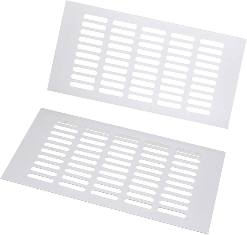 Aluminum Alloy Mesh Air Vent Cover 150x350mm For Shoe Cabinet Wardrobe Floor Exhaust - Image 2