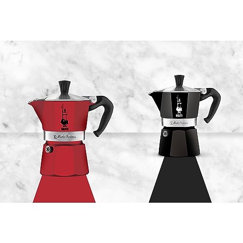 Bialetti Moka Express Iconic Italian Stovetop Espresso Maker (Black, Makes 3 Cups) - Image 3