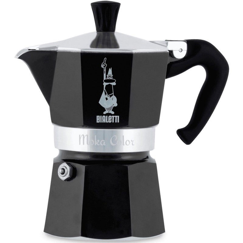 Bialetti Moka Express Iconic Italian Stovetop Espresso Maker (Black, Makes 3 Cups) - Image 4