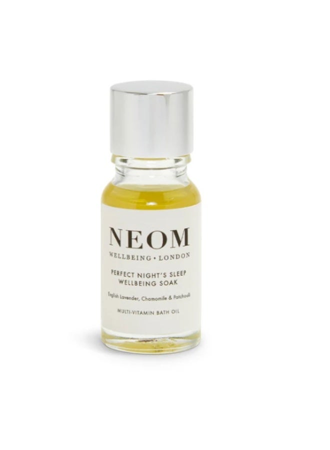 NEOM Organics Perfect Night's Sleep Wellbeing Soak Multi-Vitamin Bath Oil 10ml - Image 3