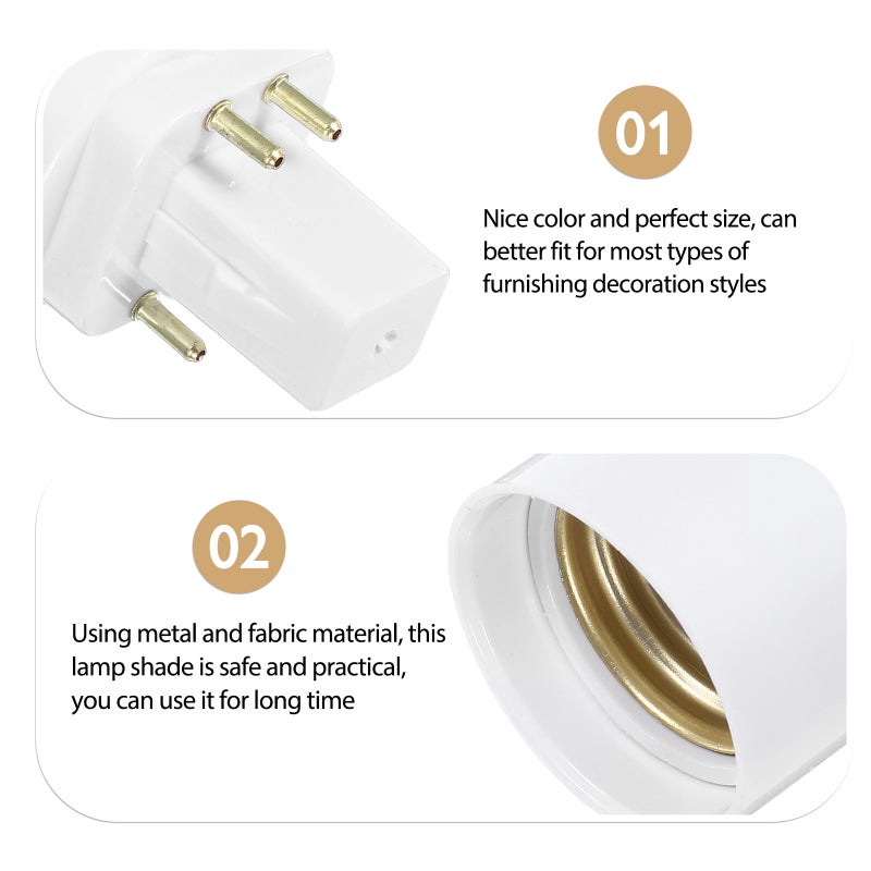 Lamp Base Converter Bulb Conversion Adapter Light Bulb Adapter G24q to Converter for Home Offices and Commercial Lighting - Image 2