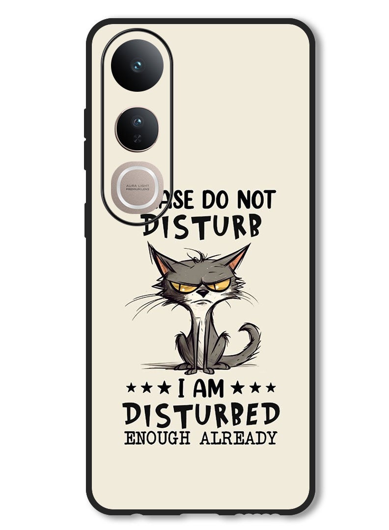 Theodor Case Compatible with Vivo V50 Lite Protection Shockproof Bumper Cover Please do not disturb - Image 1