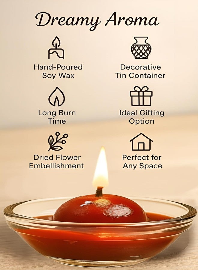 Aseenaa Premium Gulab Jamun Scented Candle L-6cm X H-3cm for Festive Decor, Birthday Gifts, Housewarming Gifts, Tea Party, Kitty Party and Diwali Decor - Pack of 2 (Rasgulla Pack of 2) - Image 4