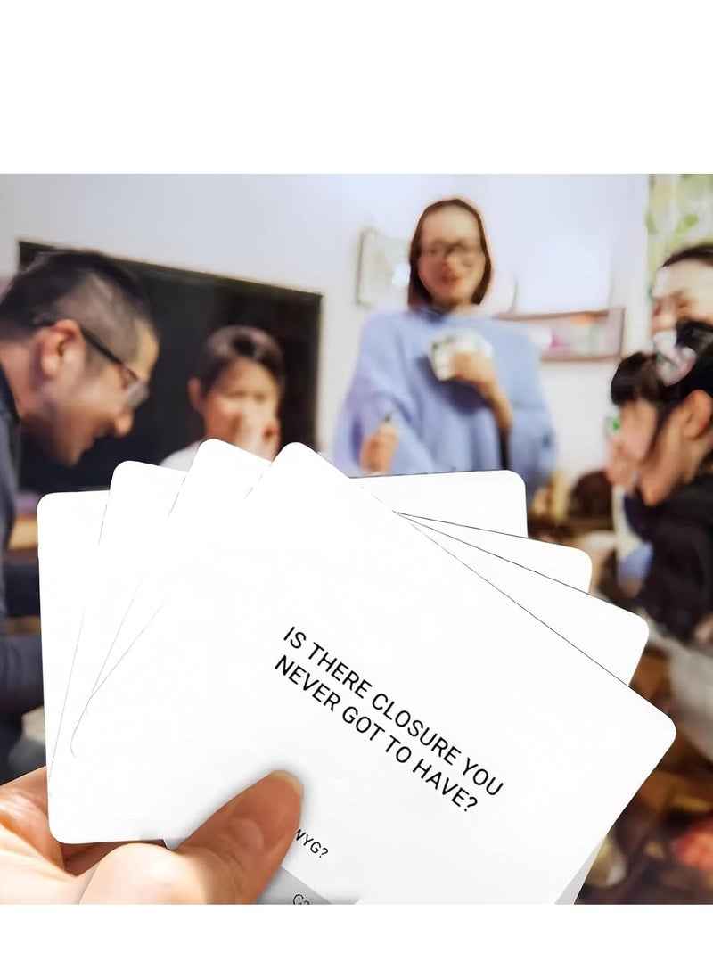 How Deep Will You Go? Game Of Questions To Deepen Connection, 99 Icebreaker Conversation Cards, How Deep Will You Go Card Game, The Perfect Choice For Family Gatherings (1 box)