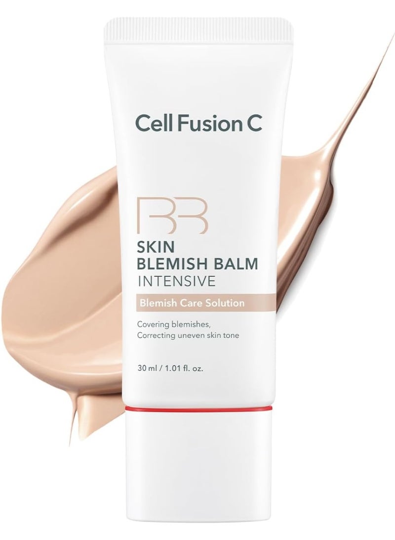 Cell Fusion C Skin Blemish Balm intensive, Neutral Undertone BB Cream, 24h Coverage with Natural Finish, Tinted Moisutrizer for Face, 1.01 fl.oz. (No.23 Signature Beige) - Image 1