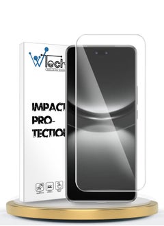 دبليو تيك واقي شاشة من الزجاج المقوى Huawei Nova 12 5G 2023 / Nova 12s 4G 2024 Premium Series Curved Edged 9H 2.5D (MSG9CN) - شفاف  - Image 1