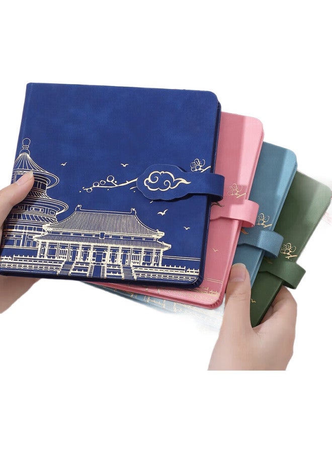 Longe Langjie Travel Stamp Collection Book, Stamp Museum Collection Album, High-Quality Blank Journal, Nanjing Beijing Chongqing Scenic Spot Check-In Souvenir Book, Forbidden City Tourism Observation Notebook - Image 3