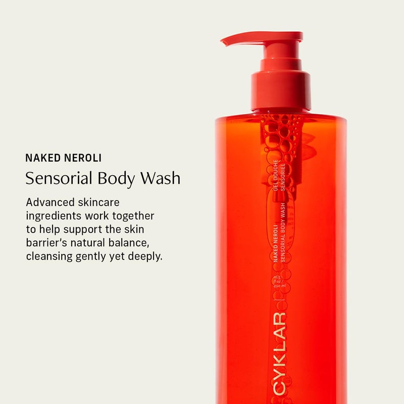 CYKLAR Sensorial Body Wash. Naked Neroli Hydrating Cleanser with Moisture Locking Multi-Oil Complex, Sodium PCA and Glycerin. Nourishing Shower Gel for Women and Men, 16.5 Fl Oz Luxury Bodywash - Image 2
