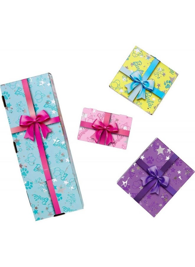 Barbie Party Unboxed Pet Birthday Bows Brunette Doll Playset (15 cm) - Image 3