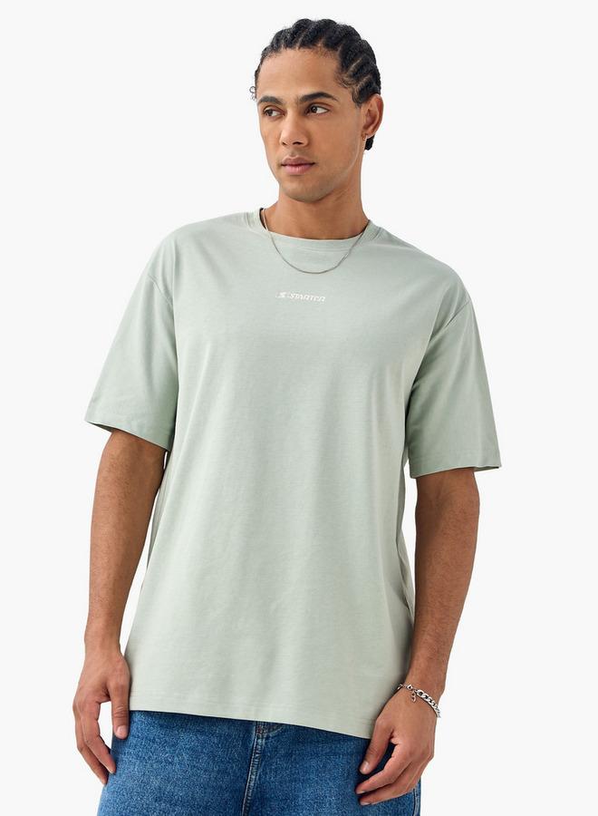 Starter Logo Print T-shirt with Short Sleeves - Image 3