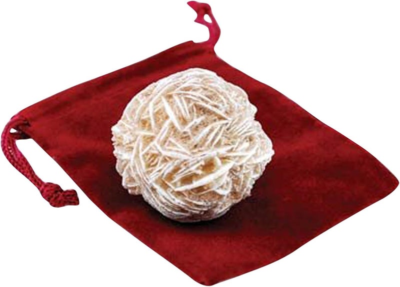 AzureGreen GDESR Desert Rose Protection Set - Natural Selenite and Barite Crystal