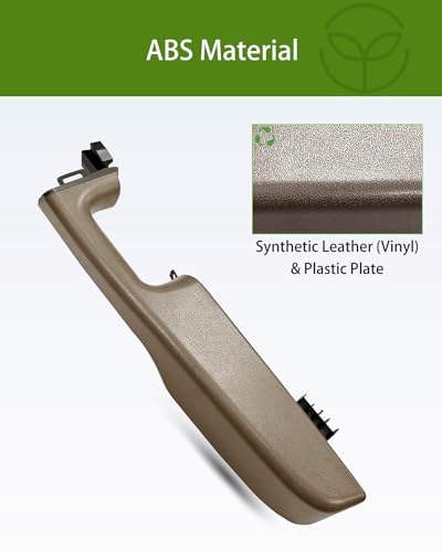 UMISHI Front Right Passenger Door Armrest Handle Replacement for Chevy Suburban/Tahoe GMC Yukon/Escalade/Avalanche 1999-06 Replaces 88981547 15703701 (Beige) - Image 5