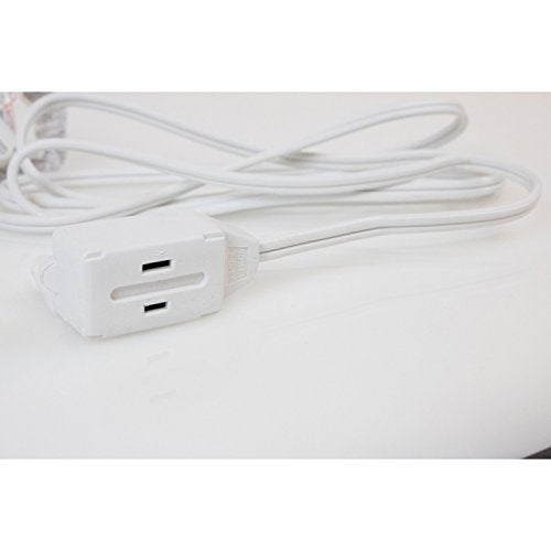 AXIS COMMUNICATIONS AXIS 45503 6-Feet 3-Outlet White Wall Hugger Indoor Extension Cord - Image 5