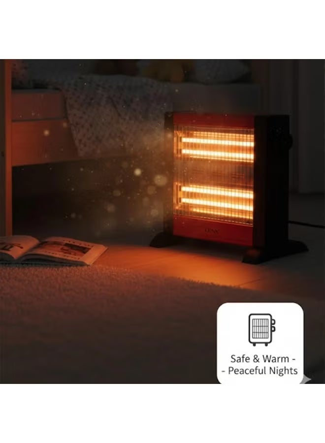 DENX DX2636 Electric Heater – Rapid Heating, Adjustable Temperature Control & Advanced Overheat Protection - Image 2