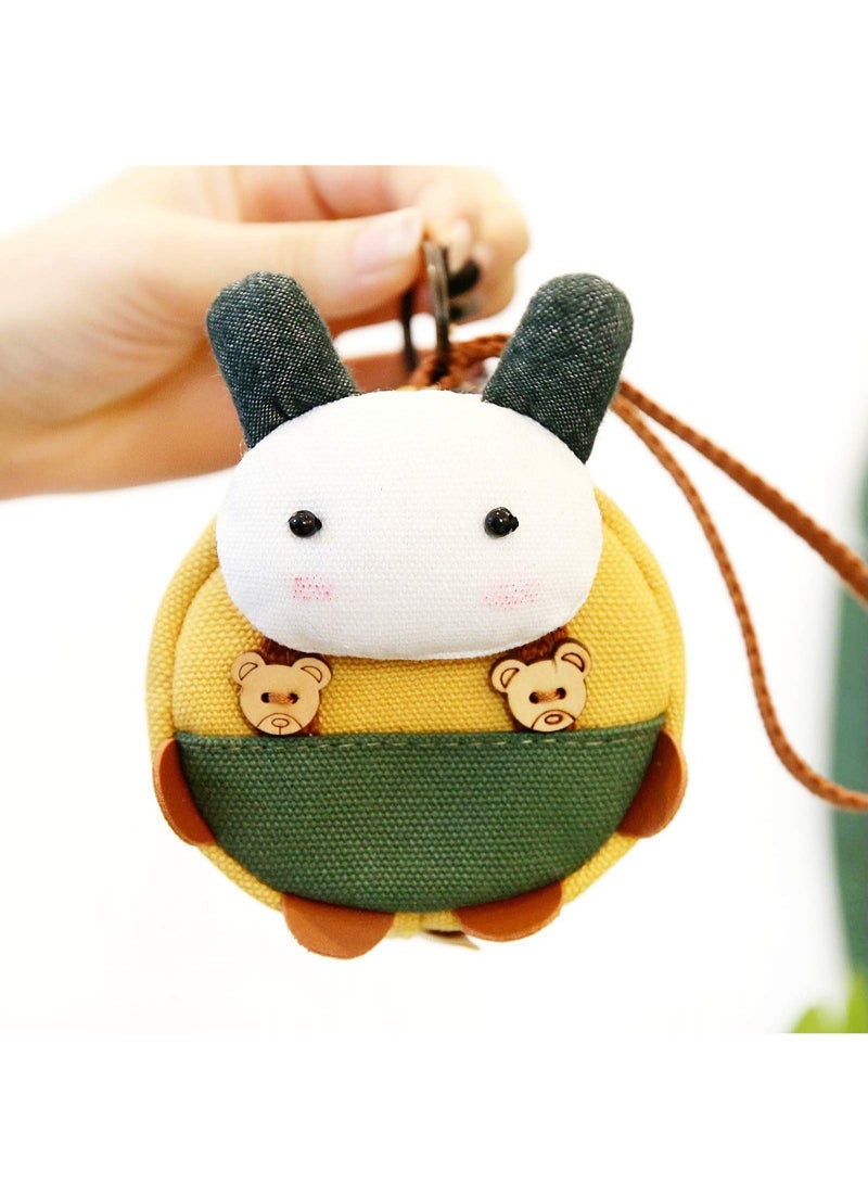 Rabbit Canvas Zipper Pacifier Pocket Pack Gift for New Mom - Image 4