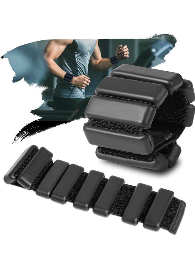 Rock Pow Wrist and Ankle Weights 1 lb Each (2 per Set) Adjustable Wearable for Women and Men for Yoga Walking Pilates Hiking Aerobics Movement  - Image 1