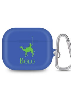 StylePods Case for Airpods 3rd Gen Case With Anti-Lost Keychain - BOLO Blue