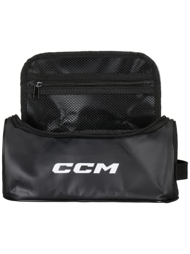 CCM Hockey Shower Toiletry Bag, Black, 10.75˝ L X 4.5˝ H X 5˝ W (BSHOWR) - Image 3