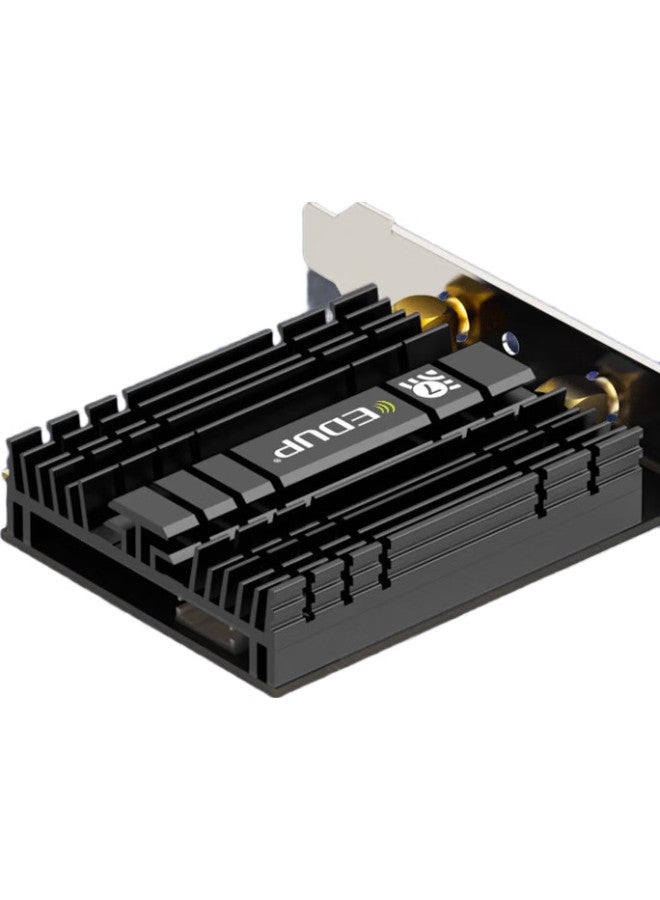 Edup Wifi7 Wireless Network Card For Desktop, Wifi Receiver Be200, Built-In Pcie Network Card, Bluetooth 5.4, Compatible With Win10/11 Systems, Ep-Be9715Gs Pro - Image 2