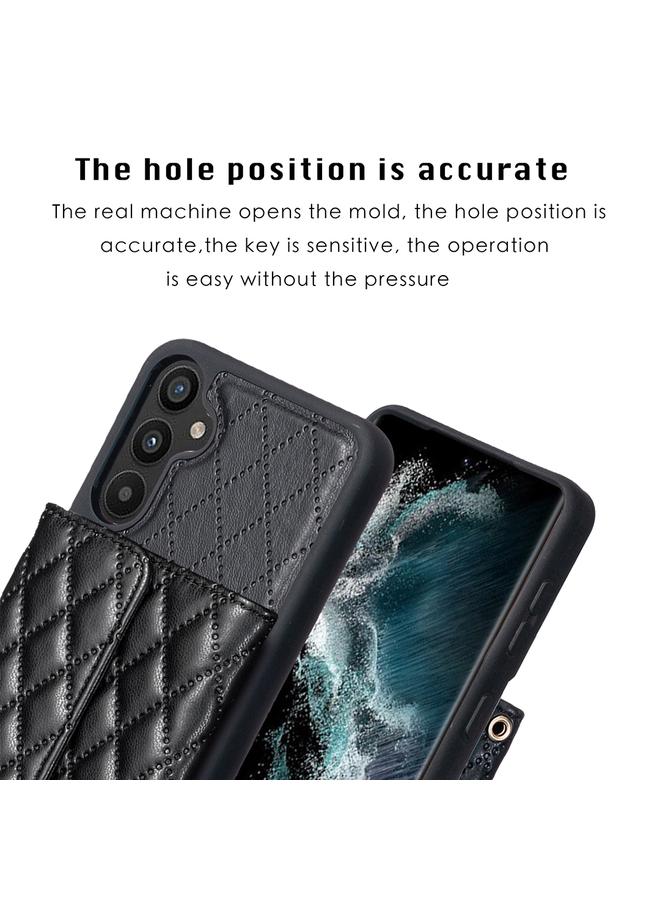 S-TOP Case For Samsung Galaxy A34 5G Horizontal Wallet Rhombic Leather Phone Case - Image 3