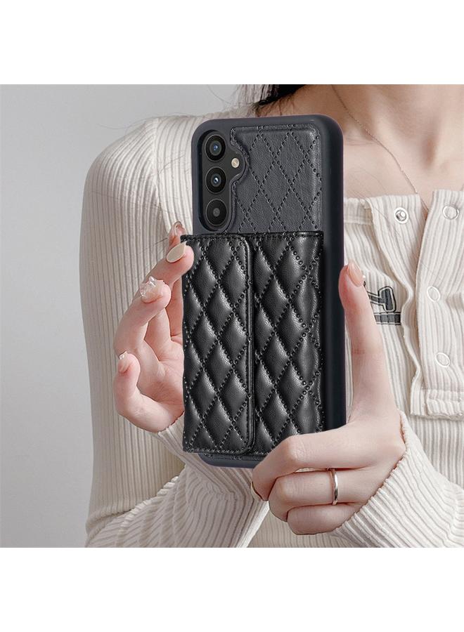S-TOP Case For Samsung Galaxy A34 5G Horizontal Wallet Rhombic Leather Phone Case - Image 2