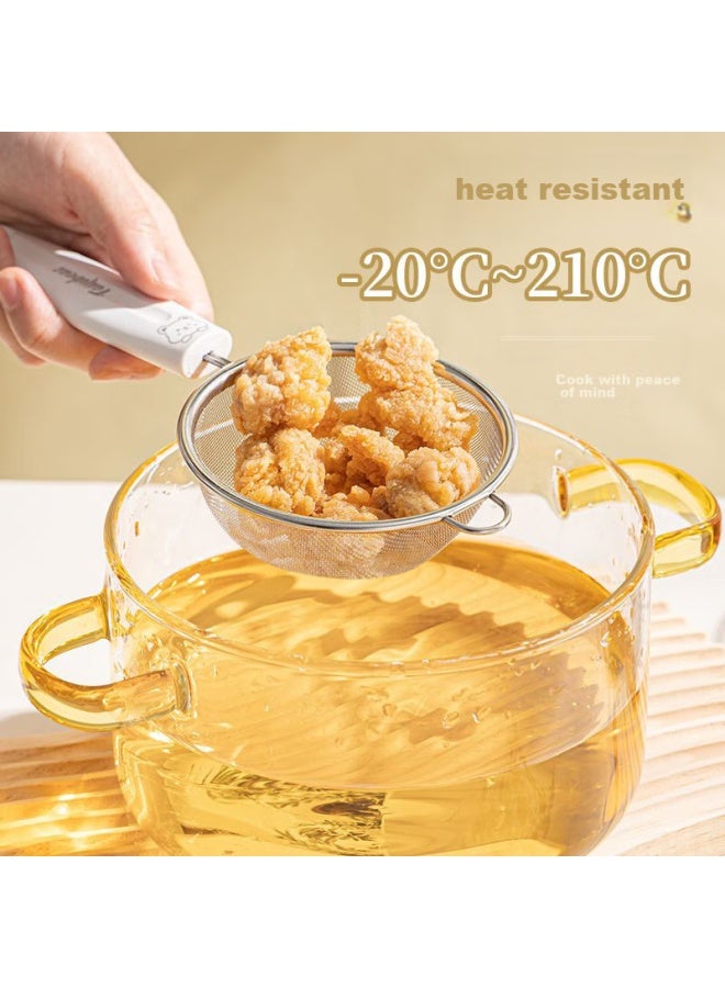 GRASEY Guangyi, Fine Mesh Strainer, 304 Stainless Steel Soy Milk Filter Screen, Baby Food Strainer Two-piece Set, Gy7356  - Image 4
